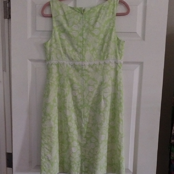 Lilly Pulitzer Green Floral Dress - Picture 3 of 4